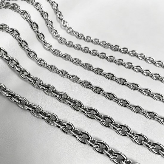 High quality stainless steel O style chain 6.5mm 6.8mm 9mm High quality stainless steel O style chain 6.5mm 6.8mm 9mm
