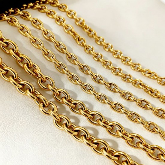 High quality stainless steel O style chain 6.5mm 6.8mm 9mm High quality stainless steel O style chain 6.5mm 6.8mm 9mm