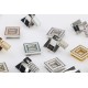 Stainless steel SWAROVSKI fold lock