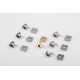 Stainless steel SWAROVSKI fold lock