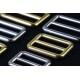 Stainless steel bar square ring 4pc/lot, 20mm, 25mm, 30mm, 38mm