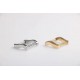 6pc/lot stainless steel curved square ring