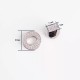 Stainless steel diamond round twist bag lock