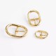 Stainless steel egg shoulder strap belt buckle 12mm, 15mm, 20mm, 4pc/lot