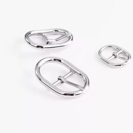 Stainless steel egg shoulder strap belt buckle 12mm, 15mm, 20mm, 4pc/lot