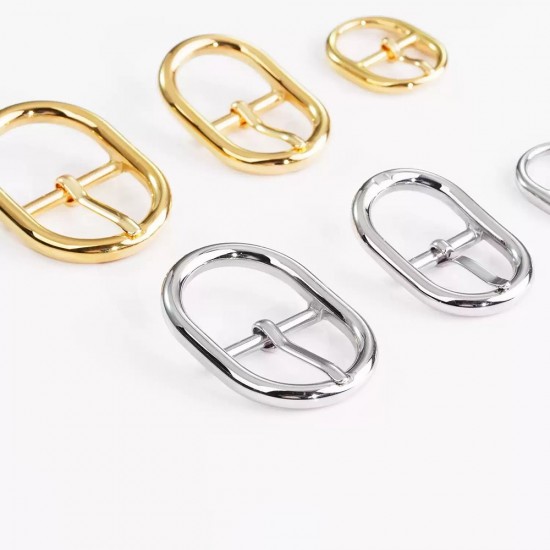 Stainless steel egg shoulder strap belt buckle 12mm, 15mm, 20mm, 4pc/lot