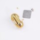 Stainless steel ellipses curved face twist bag lock