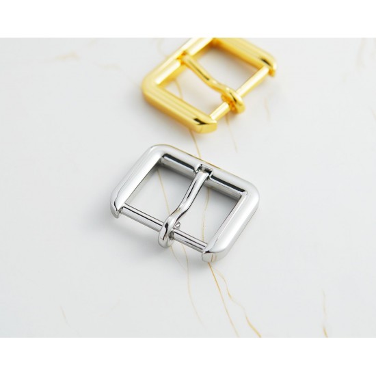 High quality stainless steel flat strap needle buckle, 2pc/lot