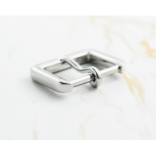 High quality stainless steel flat strap needle buckle, 2pc/lot High quality stainless steel flat strap needle buckle, 2pc/lot