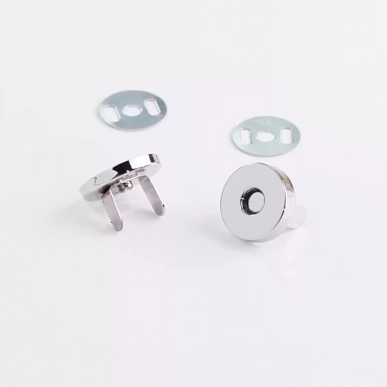 Solid brass full lid magnetic button, 20mm, 5pc/lot