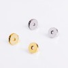 Solid brass full lid magnetic button, 20mm, 5pc/lot