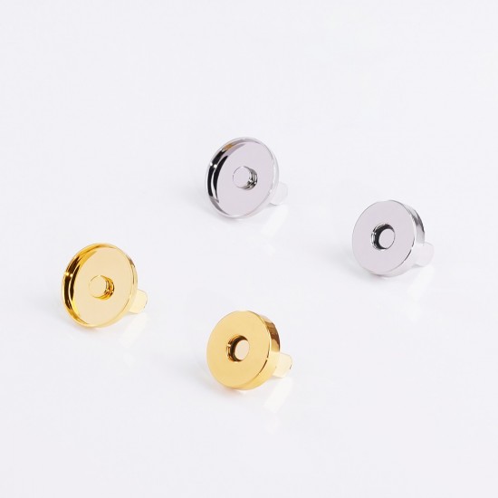 Solid brass full lid magnetic button, 20mm, 5pc/lot
