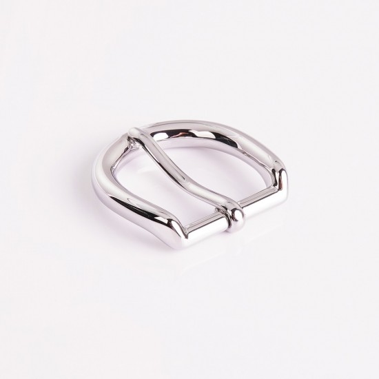 Stainless steel hoof style needle waist belt buckle 25mm
