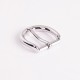 Stainless steel hoof style needle waist belt buckle 25mm