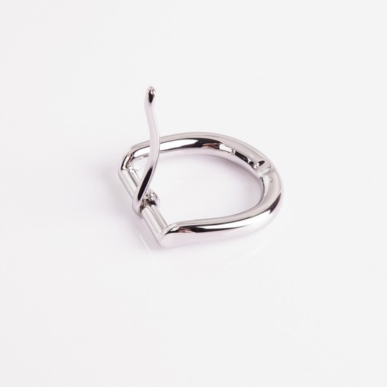 Stainless steel hoof style needle waist belt buckle 25mm