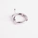 Stainless steel hoof style needle waist belt buckle 25mm