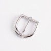 Stainless steel hoof style needle waist belt buckle 25mm