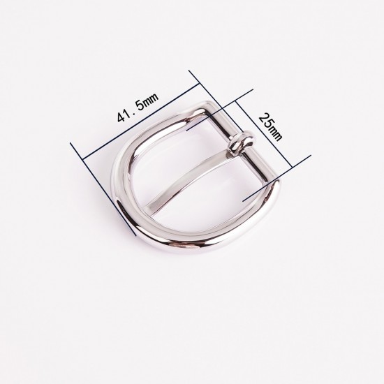 Stainless steel hoof style needle waist belt buckle 25mm