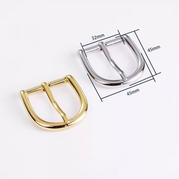 Stainless steel hoof style needle waist belt buckle 32mm 