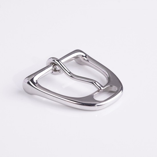 Stainless steel horse stirrup needle waist belt buckle 32mm