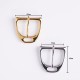 Stainless steel horse stirrup needle waist belt buckle 32mm