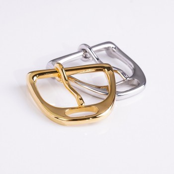 Stainless steel horse stirrup needle waist belt buckle 32mm