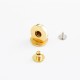 Stainless steel inner use spring bag lock