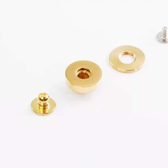Stainless steel inner use spring bag lock