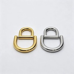 High quality stainless steel moveable double D-ring, 2pc/lot