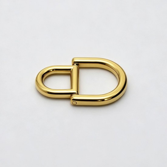 High quality stainless steel moveable double D-ring, 2pc/lot