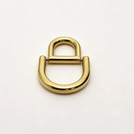 High quality stainless steel moveable double D-ring, 2pc/lot