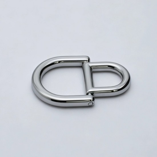 High quality stainless steel moveable double D-ring, 2pc/lot