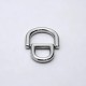 High quality stainless steel moveable double D-ring, 2pc/lot