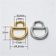 High quality stainless steel moveable double D-ring, 2pc/lot