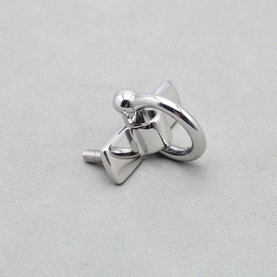 High quality stainless steel parted round handle tabs, 2pc/lot High quality stainless steel parted round handle tabs, 2pc/lot