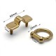 High quality stainless steel parted round handle tabs, 2pc/lot High quality stainless steel parted round handle tabs, 2pc/lot