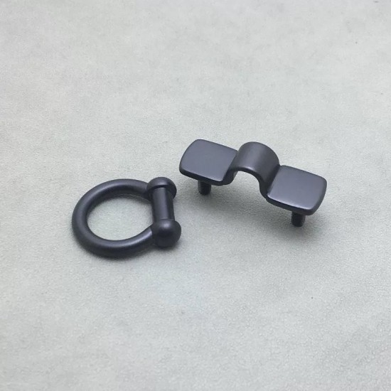 High quality stainless steel parted round handle tabs, 2pc/lot High quality stainless steel parted round handle tabs, 2pc/lot