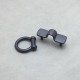 High quality stainless steel parted round handle tabs, 2pc/lot High quality stainless steel parted round handle tabs, 2pc/lot