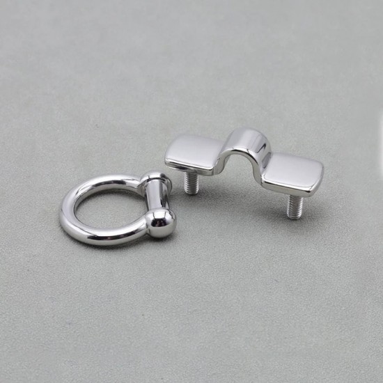 High quality stainless steel parted round handle tabs, 2pc/lot High quality stainless steel parted round handle tabs, 2pc/lot