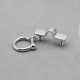 High quality stainless steel parted round handle tabs, 2pc/lot High quality stainless steel parted round handle tabs, 2pc/lot