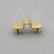 High quality stainless steel parted round handle tabs, 2pc/lot High quality stainless steel parted round handle tabs, 2pc/lot