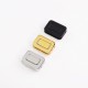 Stainless steel rectangle spring latch bag lock