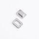 Stainless steel rectangle spring latch bag lock