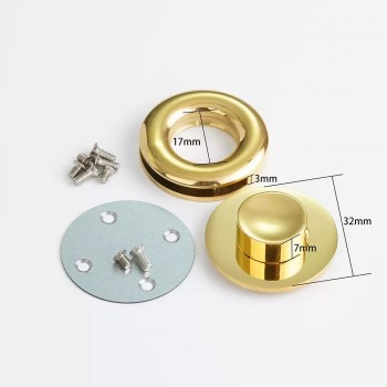 Stainless steel round spring latch bag lock Stainless steel round spring latch bag lock