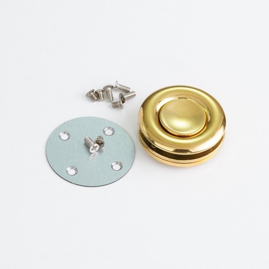 Stainless steel round spring latch bag lock Stainless steel round spring latch bag lock