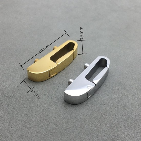 High quality stainless steel spring bag tabs, 2pc/lot High quality stainless steel spring bag tabs, 2pc/lot