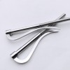 Stainless steel spring money clip, 8cm, gold and silver
