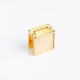 Stainless steel square clamp bag lock