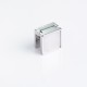 Stainless steel square clamp bag lock
