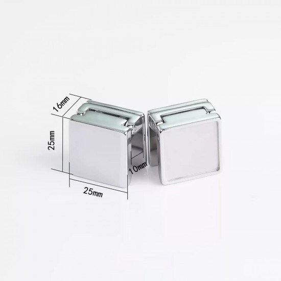 Stainless steel square clamp bag lock